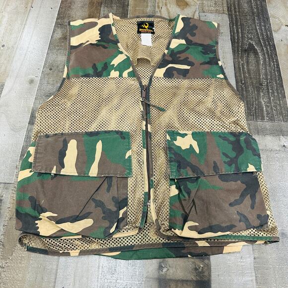Browning Camo Vest Men’s Size L Hunting Outdoor - Picture 1 of 11